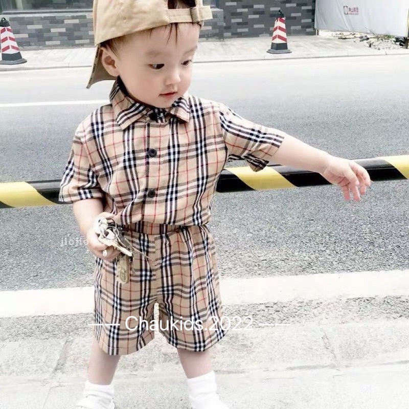 Bộ Bu Bờ sơ mi cho bé mã 49062