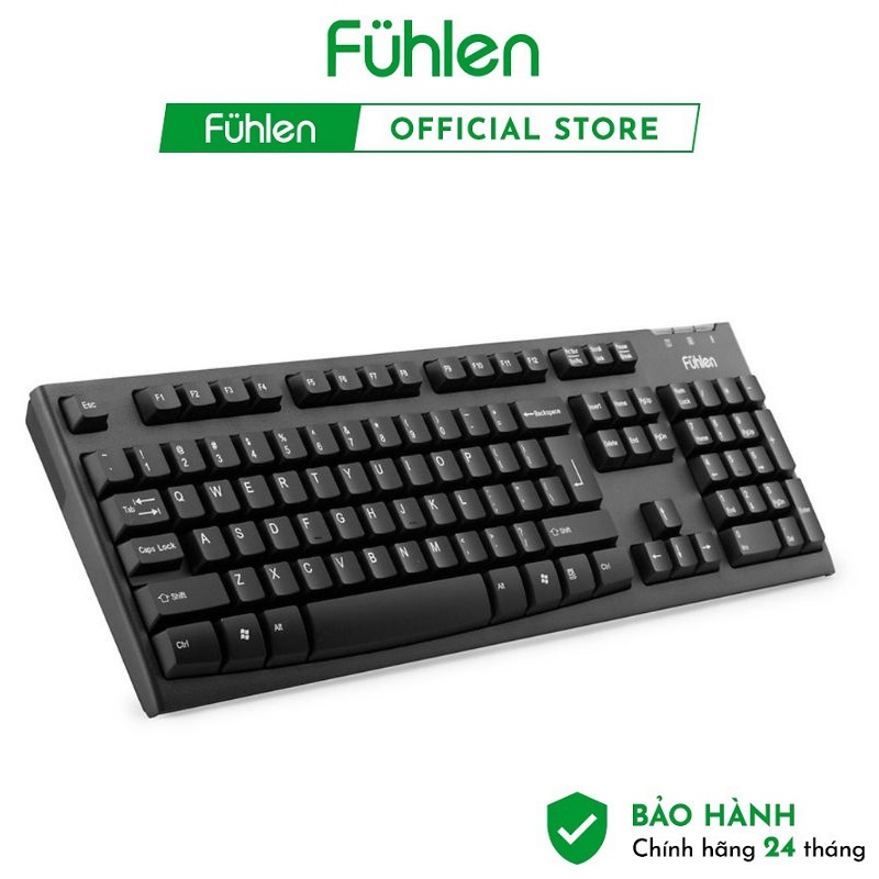 Bàn Phím Máy Tính Có Dây Fuhlen L411 - Bàn Phím Văn Phòng - Hàng Chính Hãng