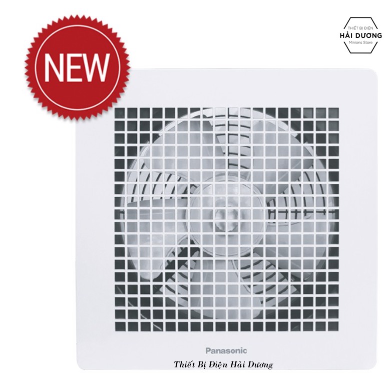 Quạt hút thông gió âm trần Panasonic FV-25TGU5 - Khoét lỗ vuông 31.5cm - Bảo hành 1 năm