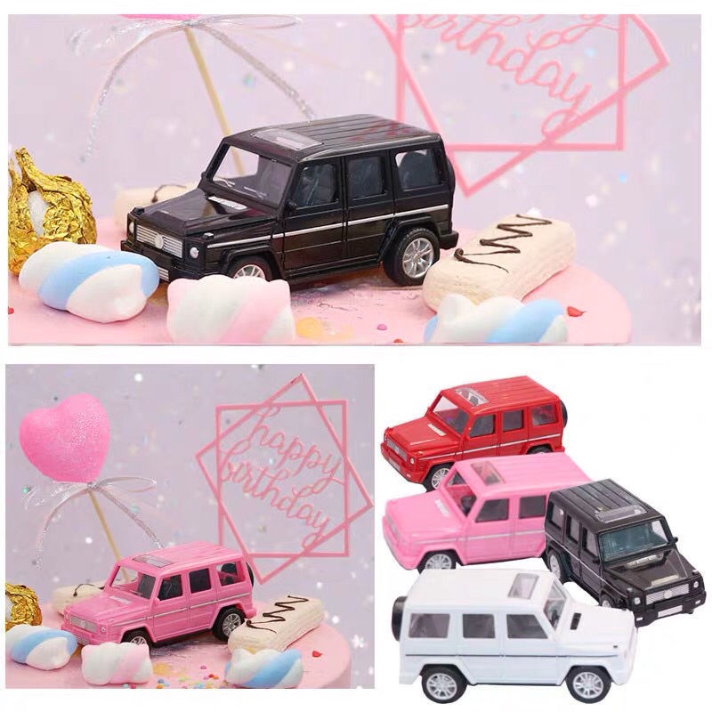 Xe Mercedes-Benz Jeep Bằng Nhựa Acrylic Trang Trí Bánh Kem
