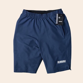 Quần đùi nam running quần short thể thao tập gym chạy bộ chất đẹp - MÀU XANH