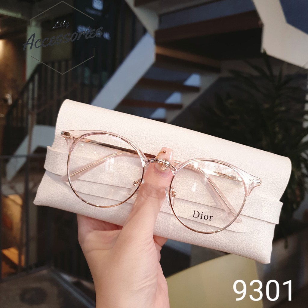 Gọng kính cận thời trang [Cắt kính mắt cận-loạn] Kính gọng tròn 9301 | BigBuy360 - bigbuy360.vn