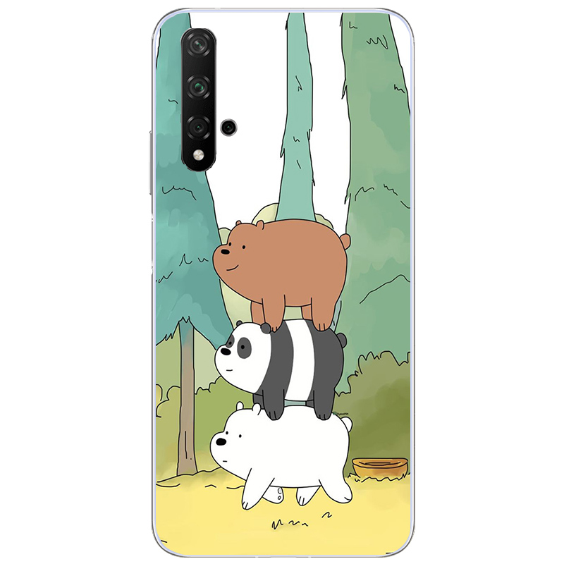 Ốp Điện Thoại Silicon Họa Tiết We Bare Bears Dễ Thương Cho Itel S11 S15 S31 S32 S33 S36 Pro