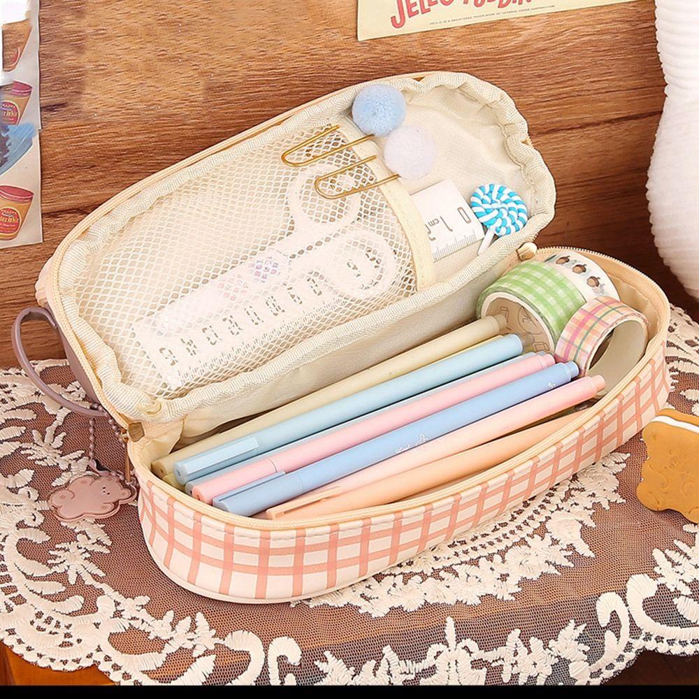 Bóp Viết Da PU In Hình Gấu Dễ Thương