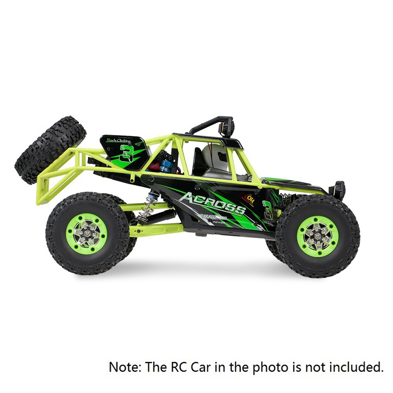 Bộ 4 Bánh Xe Thay Thế Trái Phải Cho Xe Điều Khiển Từ Xa Wltoys 12428 12423 12427 1 / 12
