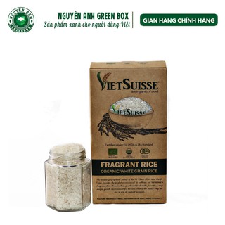 Gạo trắng hữu cơ Vietsuisse  không hóa chất, thơm ngon tự nhiên