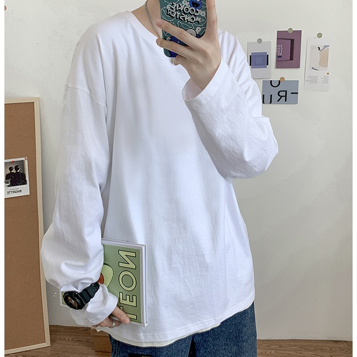 [Unisex] Áo Tshirt dài tay phong cách Ulzzang. Hàng có sẵn