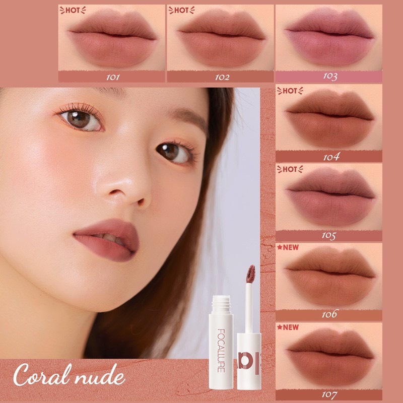 [FOCALLURE] Son kem lì Focallure True Matte Lip Clay mềm mịn như nhung (FA179)