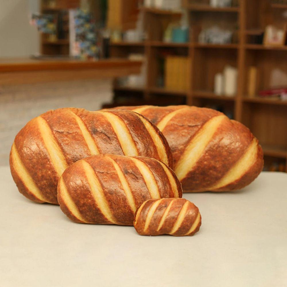 LILYES Gối Đồ Chơi Nhồi Bông Hình Bánh Mì Bơ Mềm Mại Dành Cho Trẻ