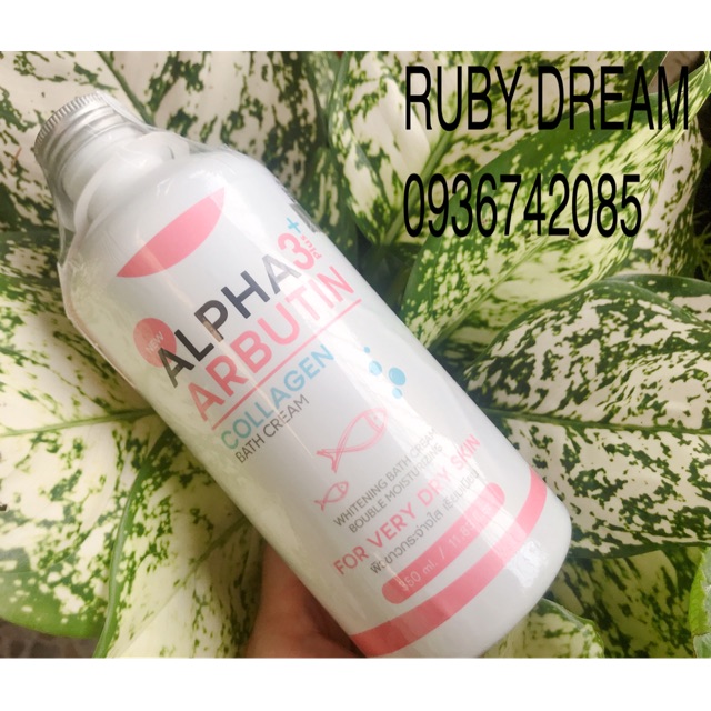 SỮA TẮM ALPHA ARBUTIN 3+ PLUS COLLAGEN (chính hãng)