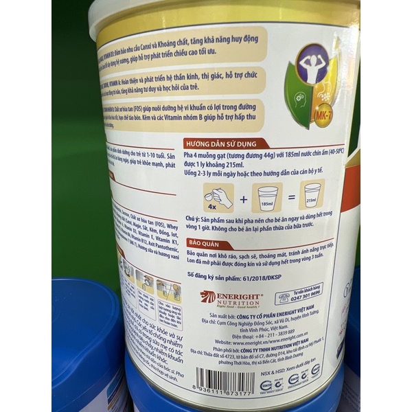 Sữa Bột Merrikiz Gold KaoIQ 900g dành cho bé từ 1-10 tuổi
