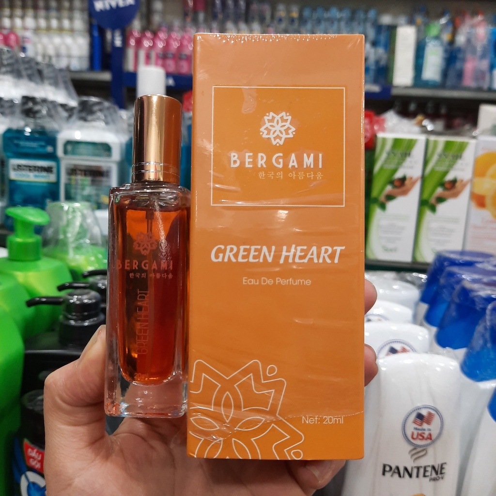 Nước hoa BERGAMI Green Heart 20ml