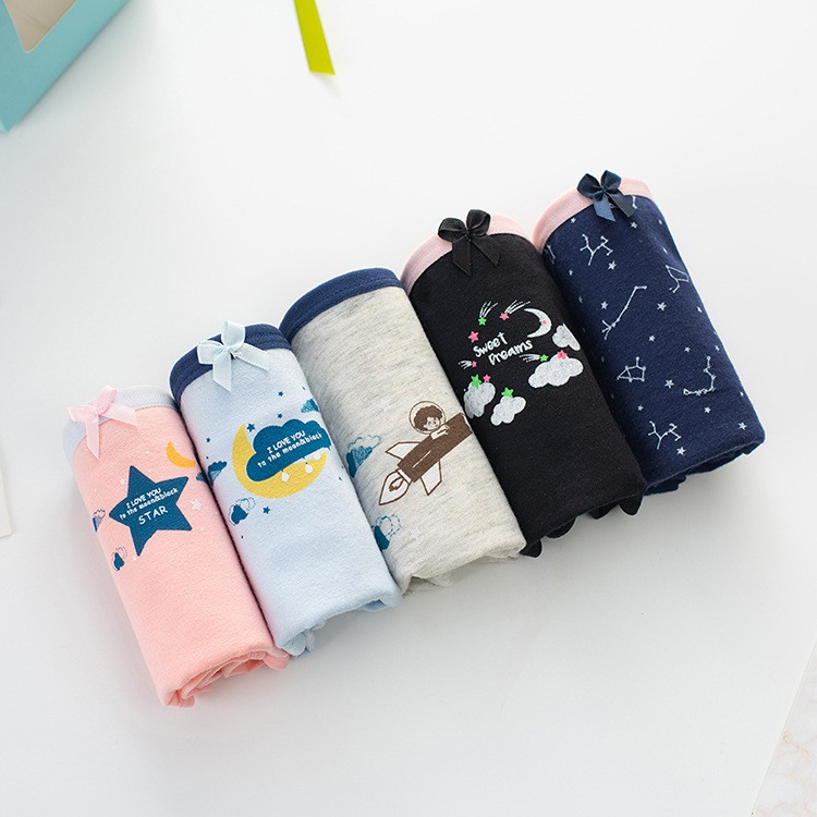 Set 5 quần lót cotton WEAR họa tiết cực đẹp | BigBuy360 - bigbuy360.vn