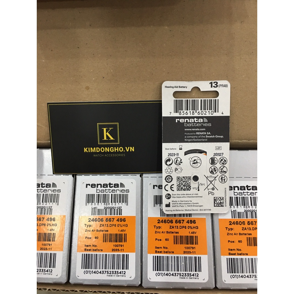 Pin Trợ Thính 10 VIÊN PR48/ PR44/ PR70/ PR41 -A13, A675, A312, A10 không chứa chất thuỷ ngân