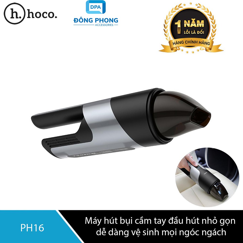 Máy hút bụi xe hơi cầm tay Hoco PH16 chính hãng