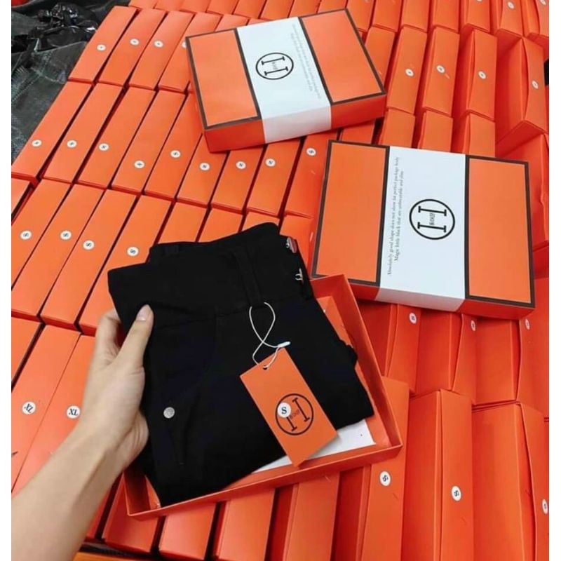 (Ảnh thật + CLIP) Quần legging H cạp cao gen bụng khoá trước