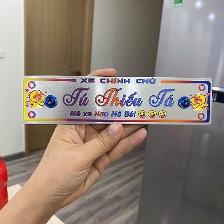 Bảng tên theo yêu cầu SH20 - Bảng inox chống xước