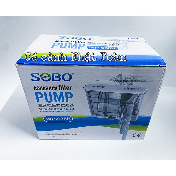 MÁY BƠM LỌC TREO HỒ CÁ SOBO WP 638H