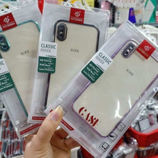 Ôp lưng dẻo KT Viền màu cho iPhone X/XS/XR/XS MAX/7 PLUS/6 PLUS/6/6S/7/8.