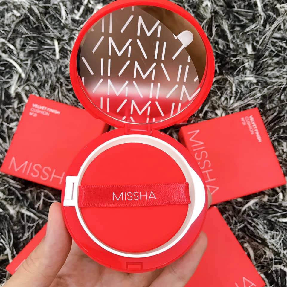 Phấn nước Missha Velvet Finish Cushion SPF50+ PA+++ [date 2022] hàng mới về | BigBuy360 - bigbuy360.vn