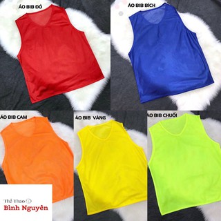 Áo lưới chiến thuật bóng đá, áo pitch teambuilding chia đội, áo tập nhiều màu