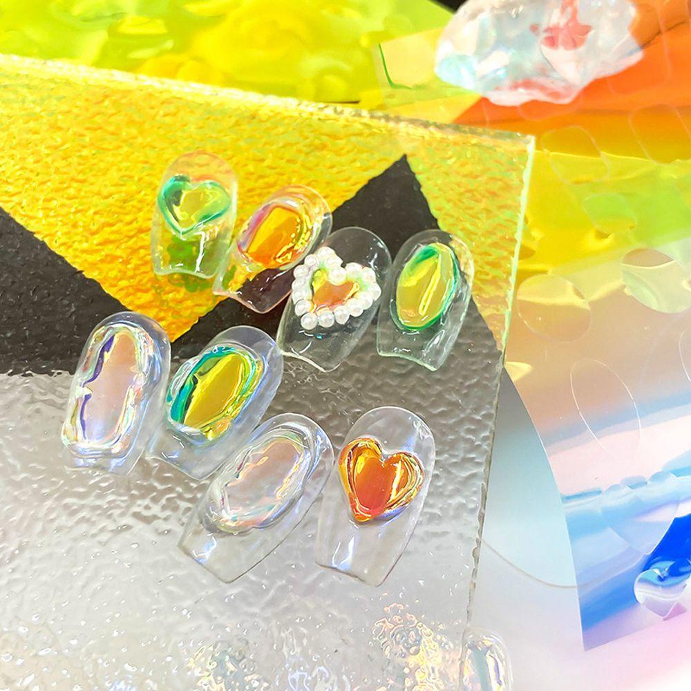 OCEANMAP Giấy Foil Hologram Dán Móng Nghệ Thuật