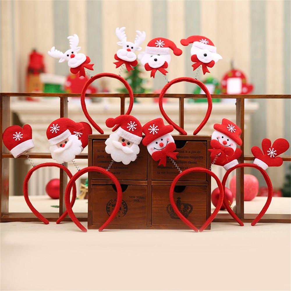 BSUNS Băng Đô Cài Tóc Hình Ông Già Noel Dễ Thương Vui Nhộn Trang Trí Tiệc Giáng Sinh
