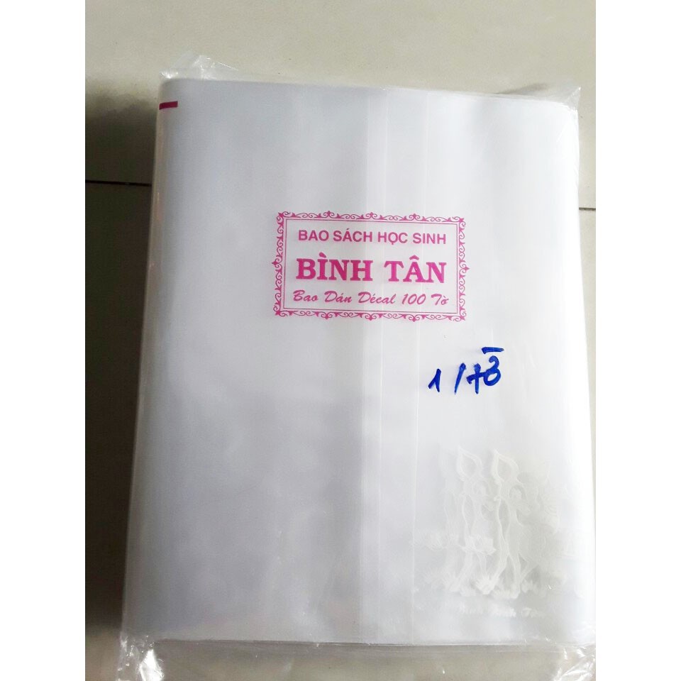 Combo 1 xấp 10 Bìa kiếng bao tập, bìa kiếng bao sách con nai dày Bình Tân