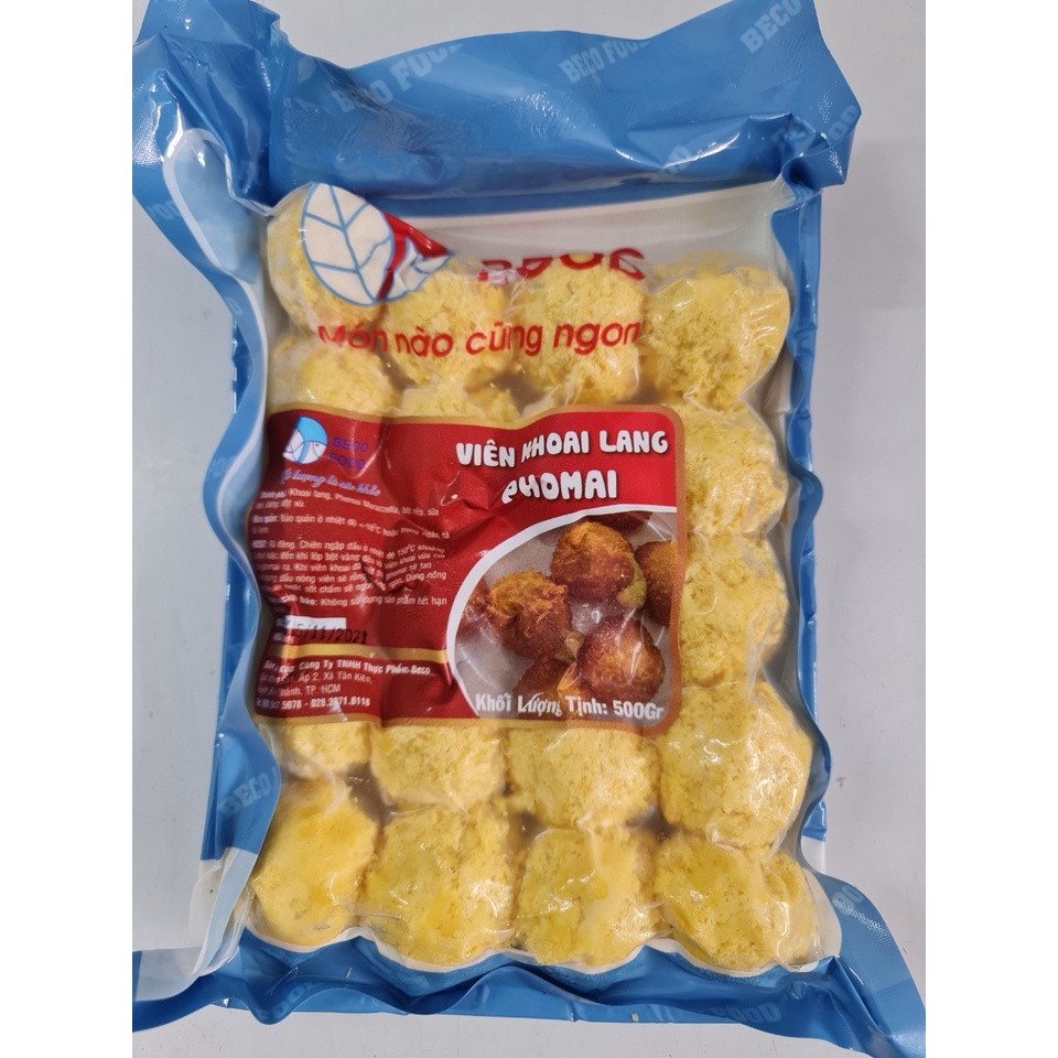 [500g] VIÊN KHOAI LANG PHÔ MAI [VN] BECO FOOD (nw5)