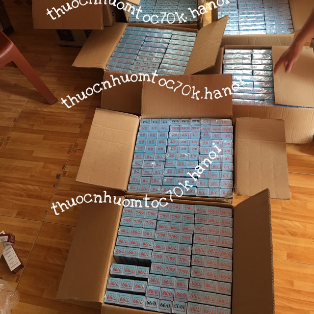 Combo thuốc nhuộm kèm trợ dưỡng găng tay