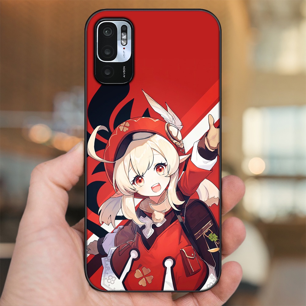 Ốp lưng Xiaomi Redmi Note 10 5G viền đen in hình Klee Genshin Impact