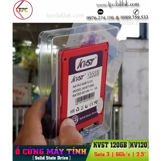 Ổ CỨNG SSD 2.5-INCH 128GB KVST - KVST120G | Ổ CỨNG MÁY TÍNH, LAPTOP SSD2.5" 120GB SATA3 6GB/S KVST | BigBuy360 - bigbuy360.vn