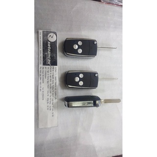 Vỏ gập Toyota 2007-2012 form cũ 3 nút crom P208  Xetoancau