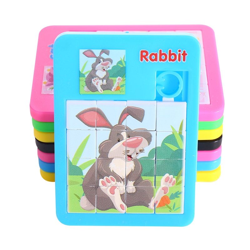 Bộ Xếp Hình Các Con Vật Hoạt Hình Bằng Gỗ