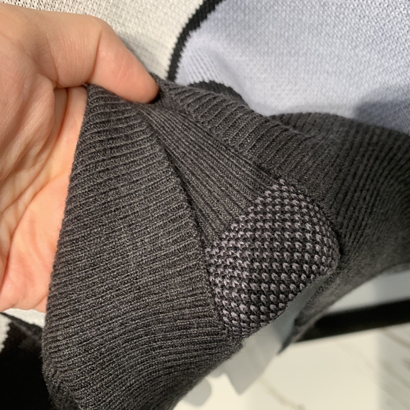 Áo len nam giới Mèo và chuột phim hoạt hình thêu, áo len cổ tròn dệt kim đáng yêu anime