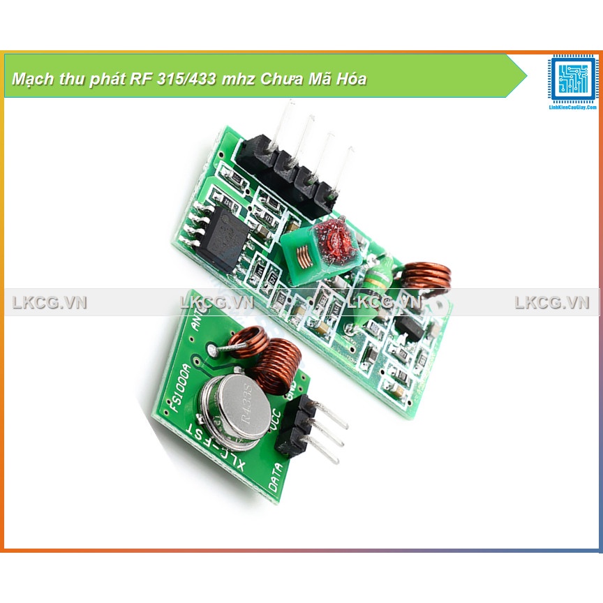 Mạch thu phát RF 315/433 mhz Chưa Mã Hóa