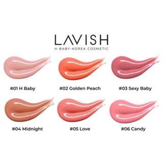 Son kem bóng Lavish H Baby Korea - Đủ màu ( 6 màu )