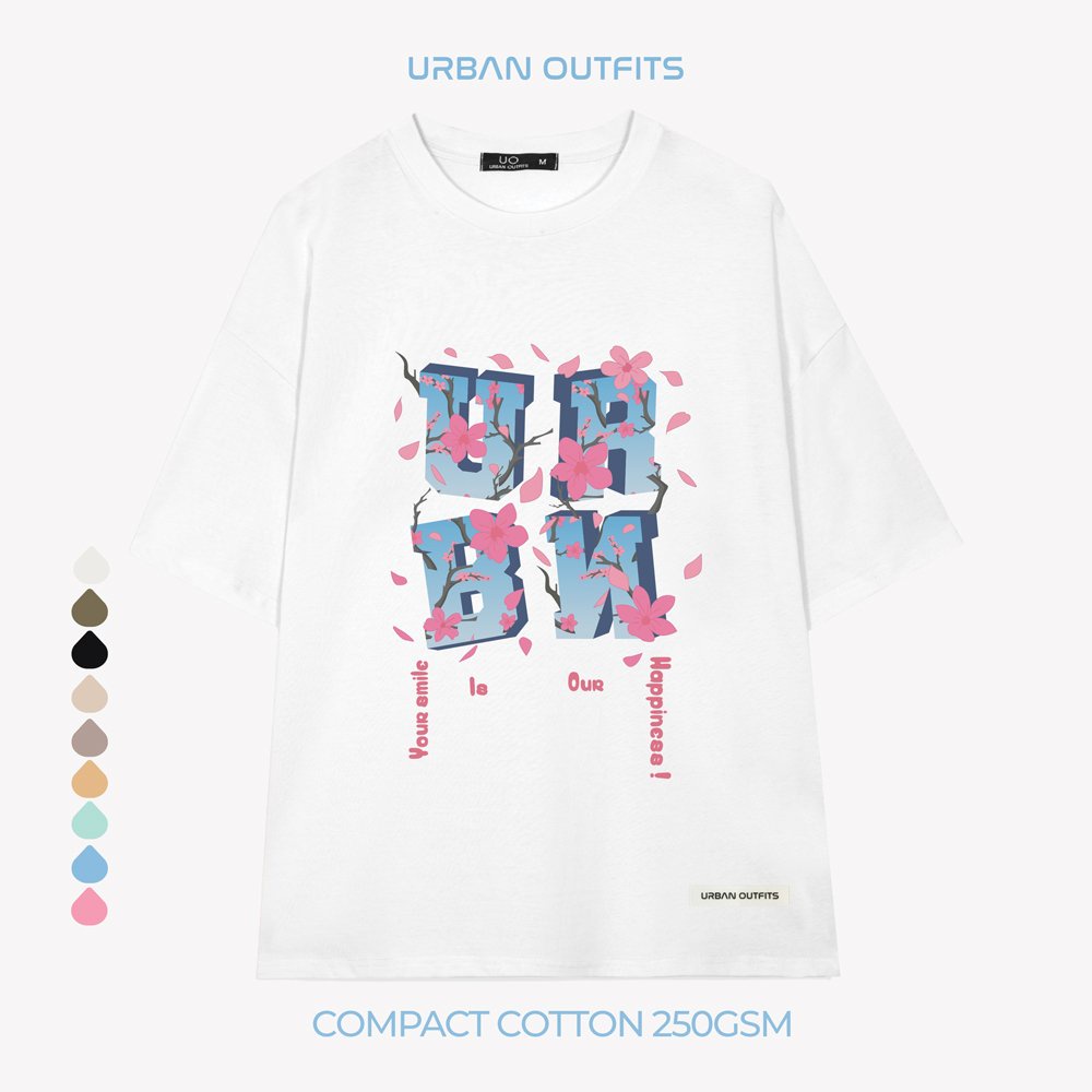 Áo Thun Tay Lỡ Form Rộng URBAN OUTFITS ATO159 Local Brand In Hình ver 2.0 Chất Vải 100% Compact Cotton 250GSM