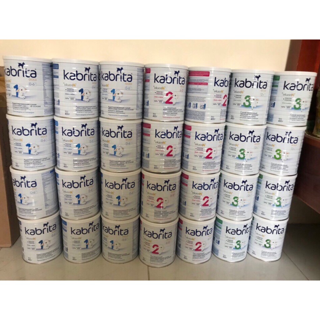 [Hàng xách tay Nga] Sữa dê Kabrita 800gram số 1,2,3