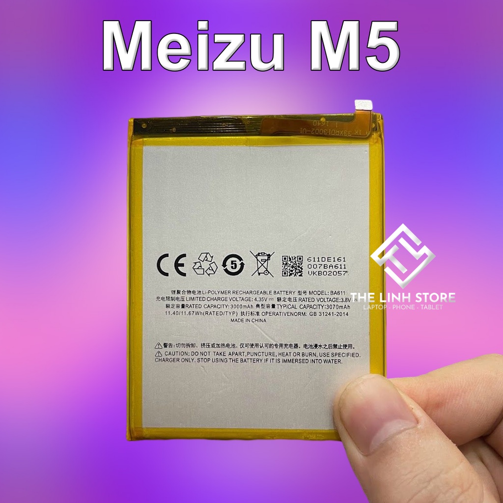 Pin Meizu M5 3000mAh - Mã pin BA611