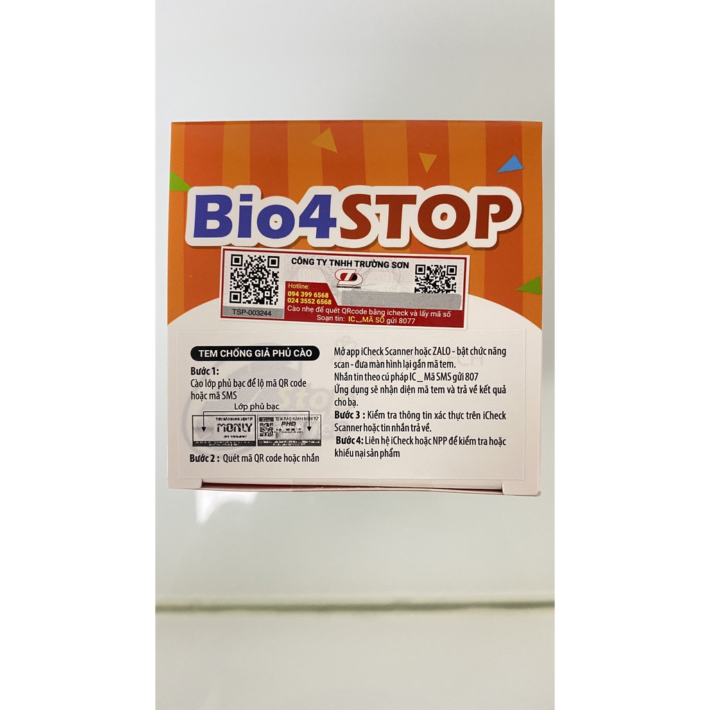 Men Vi Sinh Bio4stop.Giúp Bé Cân Bằng Hệ Tiêu Hóa,Hết Táo Bón,Rối Loạn Đường Ruột