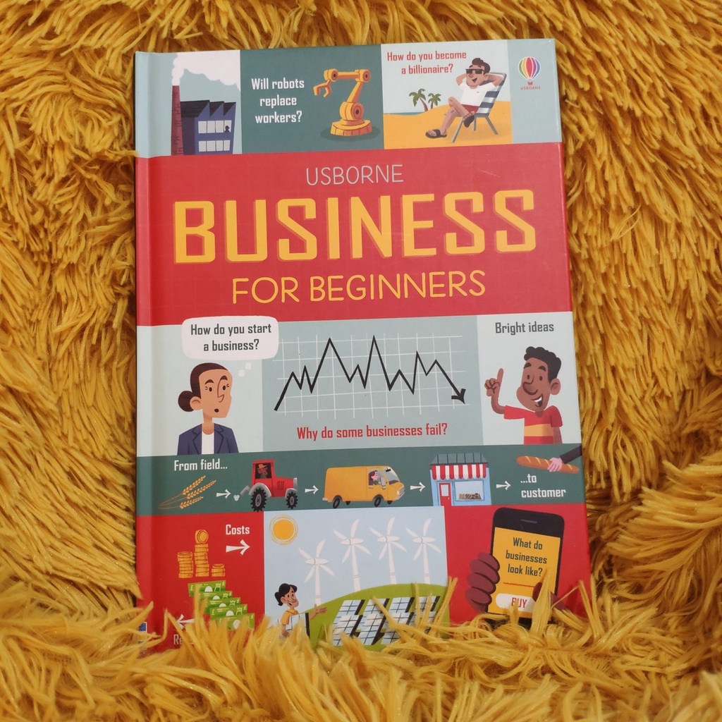 Sách Usborne - Business for Beginners - Kinh doanh dành cho trẻ em