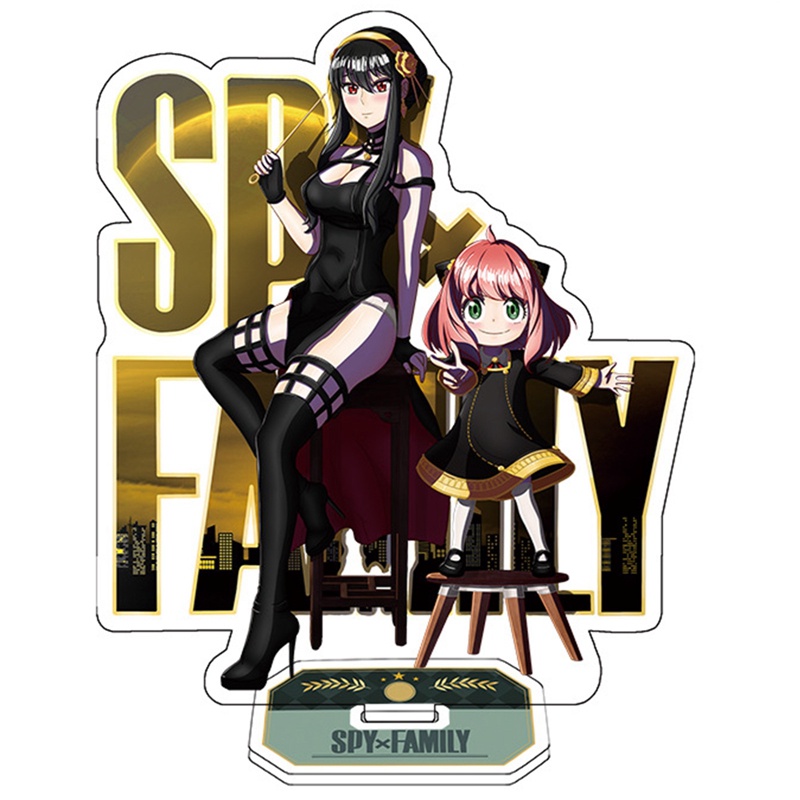 Mô Hình Nhân Vật Anime Spy X Family Có Giá Đỡ Bằng Acrylic Dùng Làm Quà Tặng Sinh Nhật