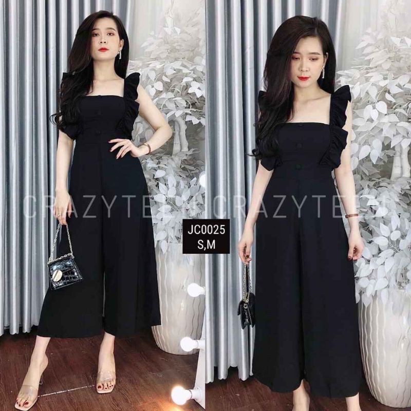 Jum hai dây cánh tiên ống rộng buộc nơ sau lưng