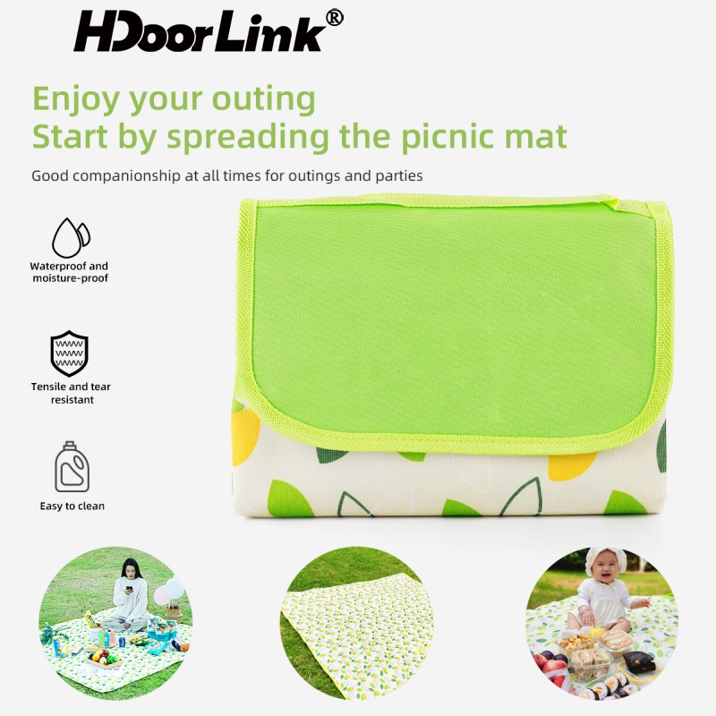 Thảm lót cắm trại HdoorLink chống nước có thể gấp lại tiện dụng
