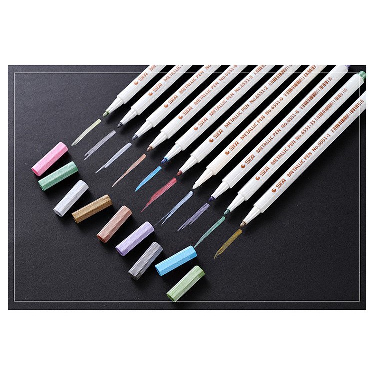 [Bujo]  Bút lông màu mềm đầu brush winzige mohamm viết thư pháp fiber pen marker