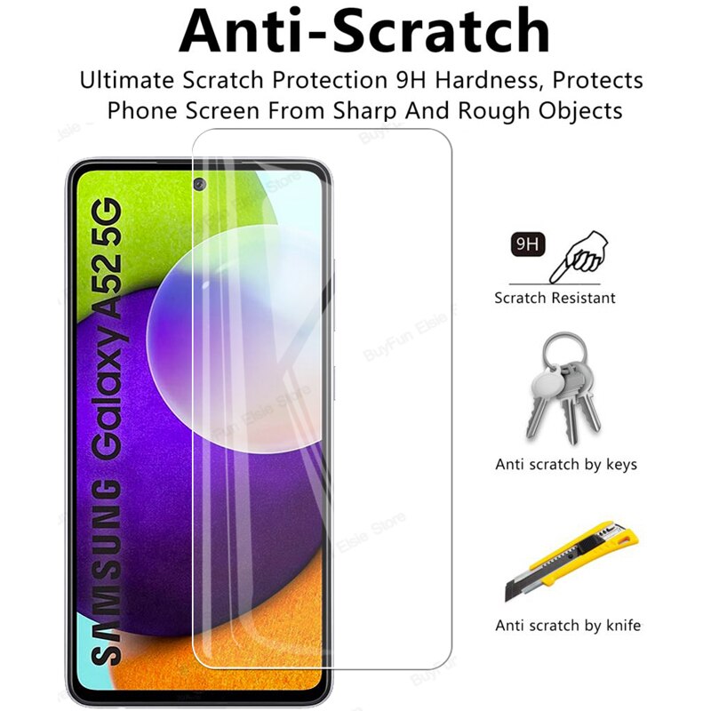 Kính Cường Lực Bảo Vệ Màn Hình Và Camera 2 Trong 1 Cho Samsung Galaxy A52 A72 A32 A 52 72 32