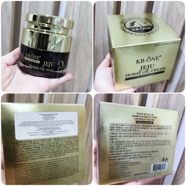 KEM MỠ NGỰA KBONE - JEJU_HORSE_OIL_CREAM