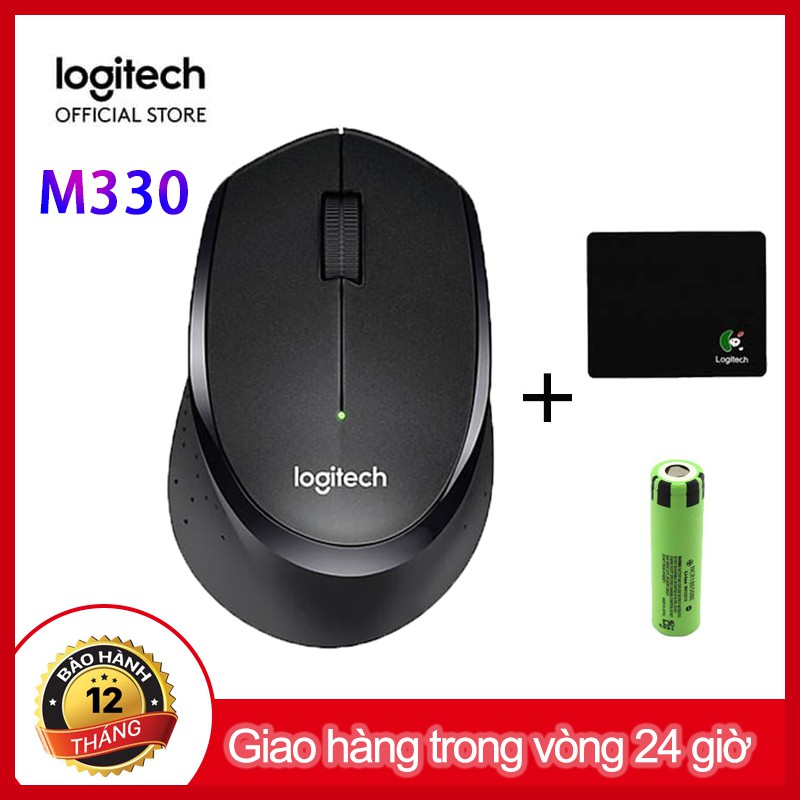 Logitech M330 Chuột không dây Silent Plus(Tặng một món quà)