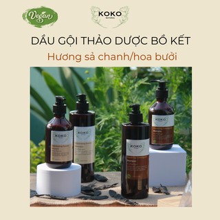 Dầu gội thảo dược bồ kết kích thích mọc tóc nhanh và giảm rụng tóc - KoKo Natural Official